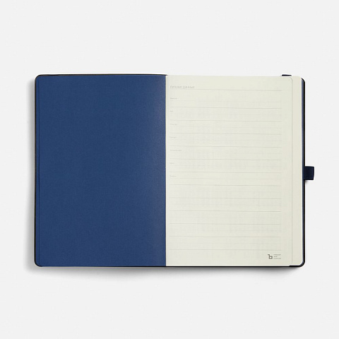 Ежедневник Peel Flex, недатированный, синий - рис 9.