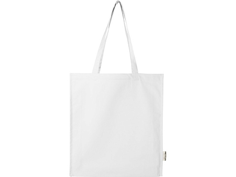 Florida эко-сумка с ластовицей плотностью 270 г/м² - Белый - рис 2.