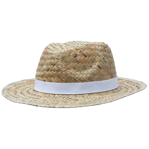 Шляпа Daydream, бежевая с белой лентой - рис 2.