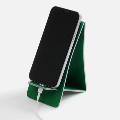 Подставка для телефона Petrus, зеленая - рис 3.