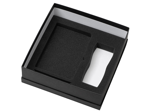 Подарочный набор с блокнотом С2, металлической ручкой и термокружкой, красный - рис 3.