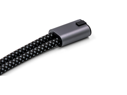 Ремешок-держатель для телефона с зарядным кабелем USB-C - USB-C Lany Wristband Charge Eco, серый - рис 4.