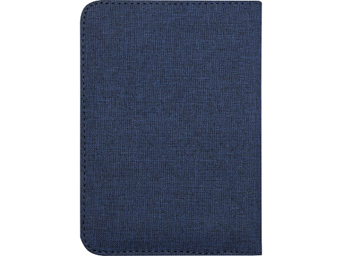 Ross Держатель паспорта с RFID-защитой из переработанного PET-пластика, сертифицированного согласно GRS - navy - рис 3.