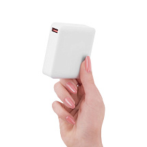 Внешний аккумулятор Brick 10 с быстрой зарядкой QC/PD, 10000 мАч, белый