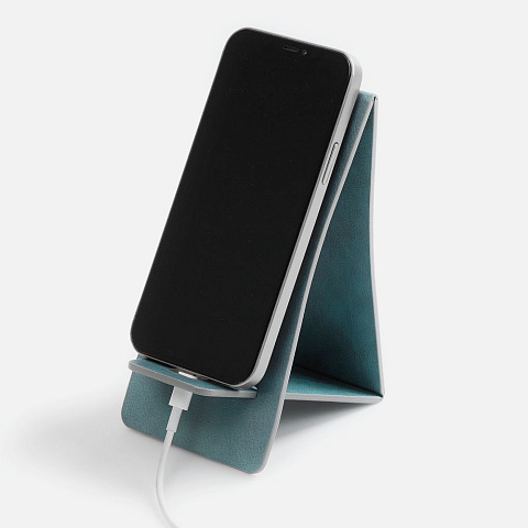 Подставка для телефона Petrus, голубая - рис 3.