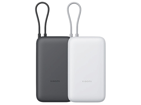 Внешний аккумулятор с встроенным кабелем Xiaomi Power Bank 20000mAh (Integrated Cable) GL Dark Gray - рис 5.