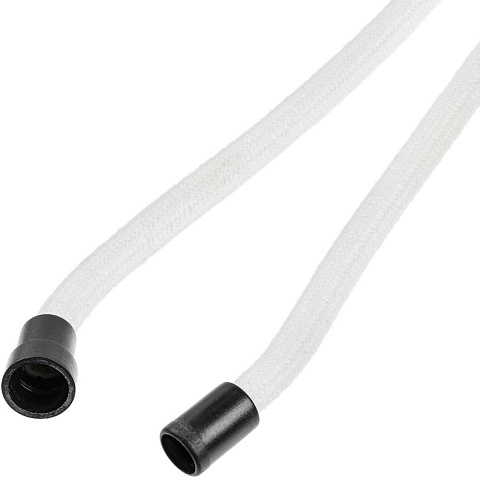 Шнурок для бейджа Tube Wood, белый - рис 6.