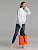 Шопер Manifest Color из светоотражающей ткани, оранжевый - миниатюра - рис 9.