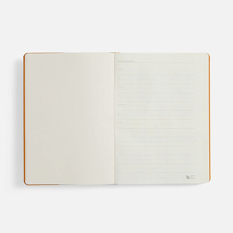 Ежедневник Urban Hard, недатированный, оранжевый - рис 6.