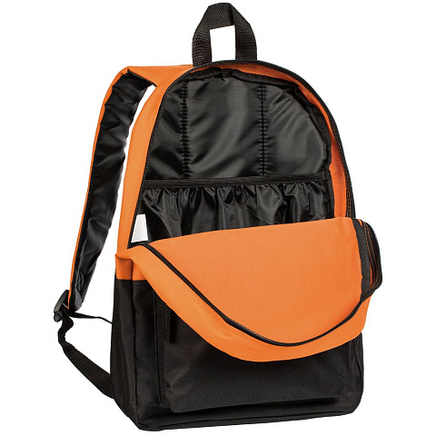Рюкзак Base Up, черный с оранжевым - рис 7.