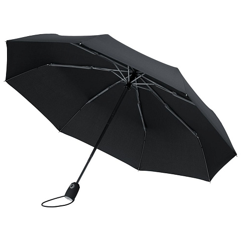 Зонт складной AOC, черный - рис 3.