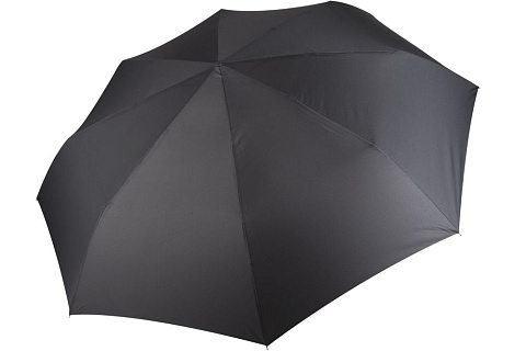 Зонт складной Fiber, черный - рис 3.