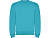 Свитшот с начесом Clasica унисекс, бирюзовый - миниатюра