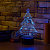 3D лампа Новогодняя ёлочка - миниатюра - рис 2.