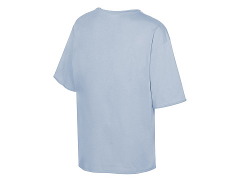 Футболка оверсайз Liyon унисекс, небесно-голубой - рис 8.