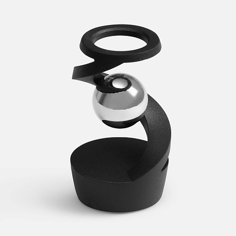 Настольный антистресс Mindflow, черный с серебристым - рис 2.