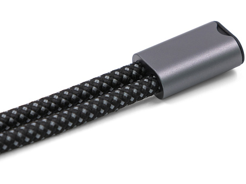 Ремешок-держатель для телефона с зарядным кабелем USB-C - USB-C Lany Wristband Charge Eco, серый - рис 5.