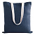 Холщовая сумка на плечо Juhu, синяя - миниатюра - рис 3.