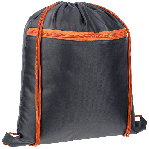 Детский рюкзак Novice, серый с оранжевым - рис 2.