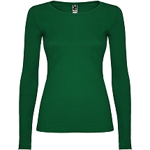 Футболка с длинным рукавом Extreme женская, бутылочный зеленый