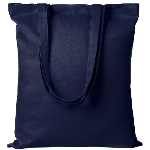 Холщовая сумка Countryside, темно-синяя - рис 3.