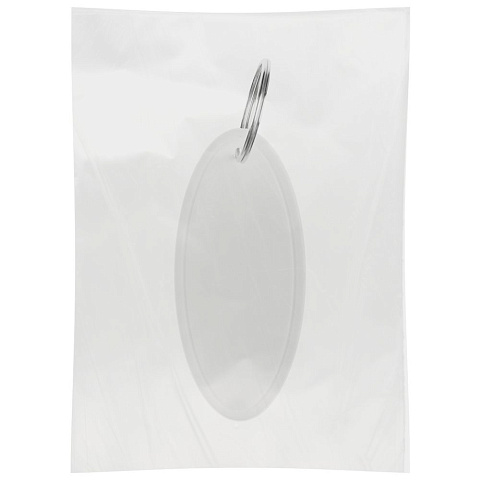 Брелок «Овал», белый - рис 6.