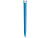 Ручка пластиковая soft-touch шариковая Zorro, голубой/белый - миниатюра - рис 4.