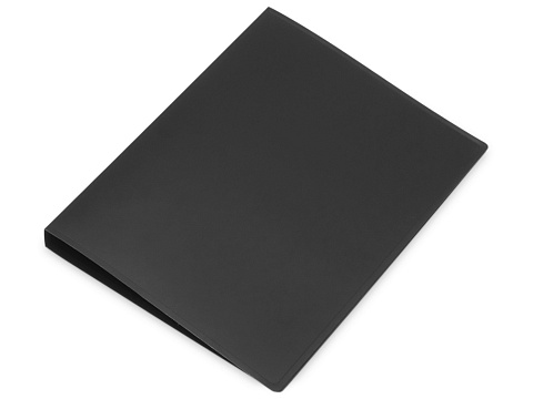 Папка пластиковая с 2 кольцами, черный