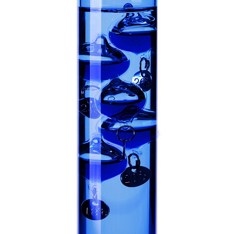 Термометр стеклянный «Галилео», голубой - рис 4.