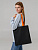 Холщовая сумка BrighTone, черная с оранжевыми ручками - миниатюра - рис 5.
