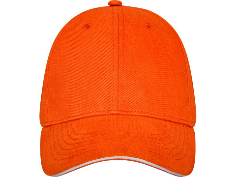 Бейсболка Darton, 6 панелей, оранжевый - рис 2.