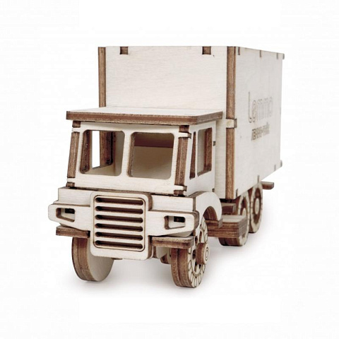 3D конструктор деревянный Грузовик фургон "ЧИП" - рис 5.