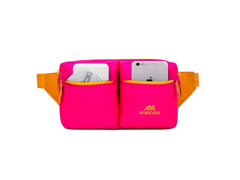 RIVACASE 5511 pink поясная сумка для мобильных устройств /12 - рис 5.