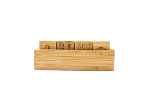 Календарь настольный вечный MEDUS, бежевый - рис 5.