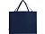 Odessa большая эко-сумка из переработанного хлопка, сертифицированного согласно GRS, плотностью 220 г/м² - Темно - синий - миниатюра - рис 3.
