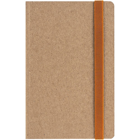 Ежедневник Eco Write Mini, недатированный, с оранжевой резинкой - рис 4.
