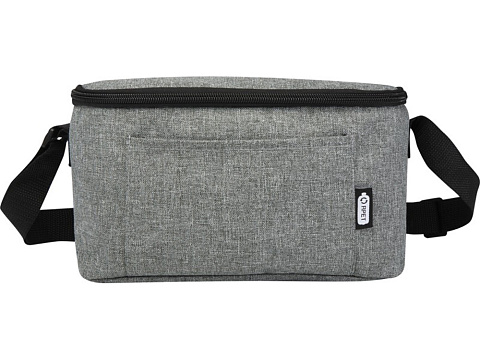 Tundra сумка-холодильник на 6 банок из переработанного РЕТ-пластика - Серый яркий - рис 2.