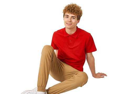 Рубашка поло Laguna мужская, красный - рис 2.