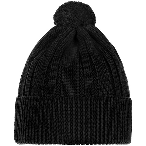 Шапка Knit Beat, черная - рис 3.