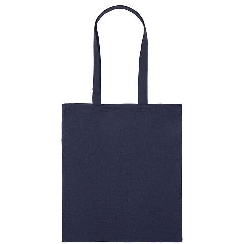 Холщовая сумка Basic 105, темно-синяя - рис 4.