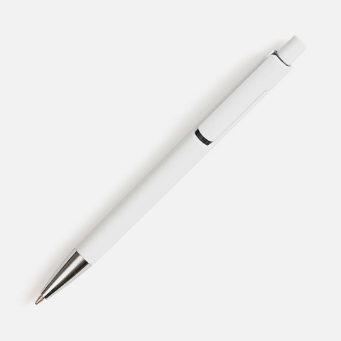 Ручка шариковая Dominanta, белая с черным - рис 3.