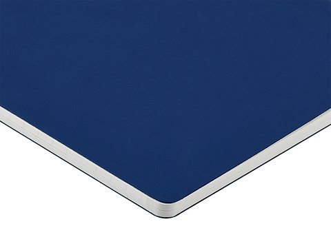 Тетрадь с каменной бумагой А5 Carrara 40 л., линейка, синий - рис 4.