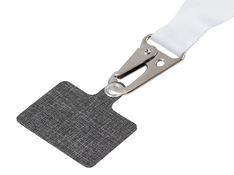 Ланъярд 2,5 см под сублимацию с большим карабином, замком обрыва и большим держателем для телефона из ПЭ - рис 4.