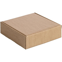 Коробка подарочная квадратная "Крафт" (20 см)