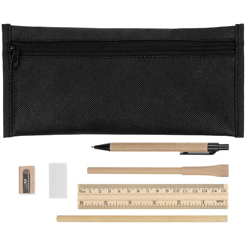 Канцелярский набор Scribe, без блокнота, черный - рис 4.