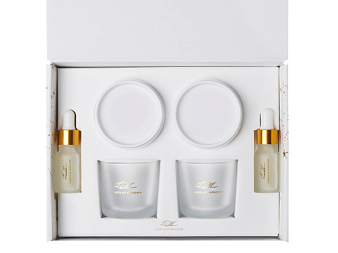 Набор для создания 2-х ароматических свечей: амбра и табак/маракуйя, сандал и пачули - рис 3.