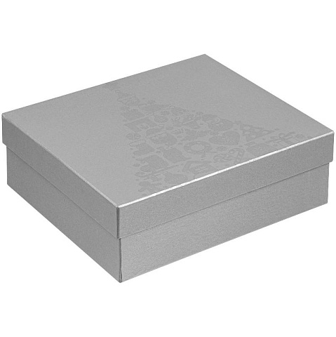 Подарочная коробка с наполнителем и шубером "Елочка" (24х20 см) - рис 2.