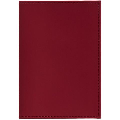 Обложка для паспорта Shall, красная - рис 2.