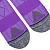 Набор из 3 пар спортивных мужских носков Monterno Sport, фиолетовый, зеленый и оранжевый - миниатюра - рис 4.