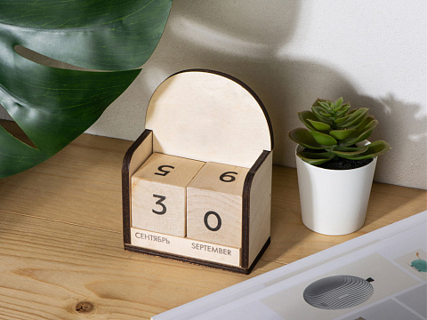 Настольный деревянный вечный календарь - рис 8.